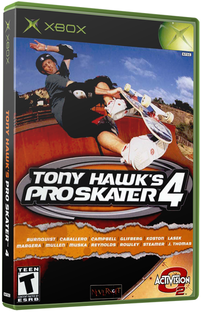 Tony Hawk's Pro Skater 4 (USA)3D boxes